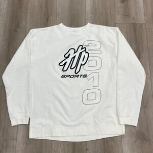 FW21 FTP Sports Crewneck Sweater White Size XL B8